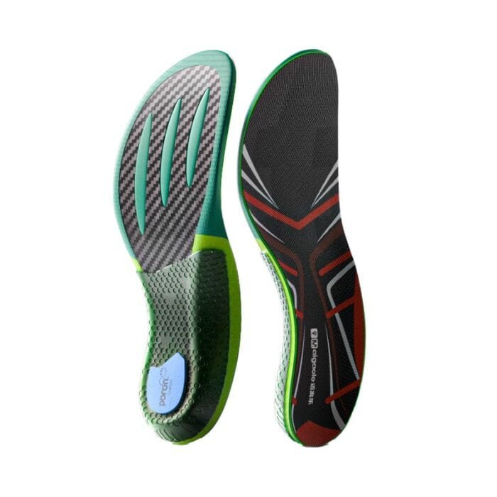 Race specific insoles for marathon full palm real carbon fibre board increasing speed rebound athletic sports running in (12)