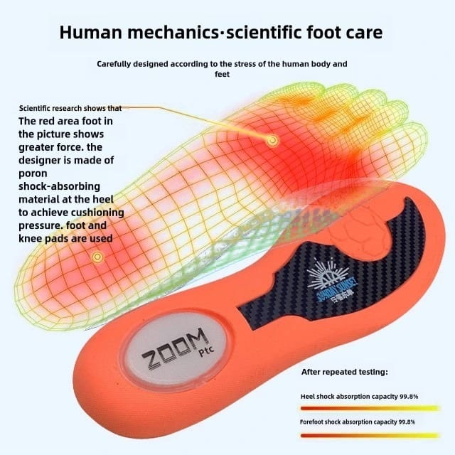 Breathable Carbon Fiber Anti-Twist Football Insoles Non-Slip Shock Absorption Sports Shoe Insoles (1 (3)