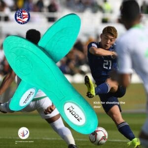 Atmungsaktive Kohlenstoff-Faser Anti-Twist-Fußball-Einlegesohlen Anti-Rutsch-Stoßdämpfung Sportschuh-Einlegesohlen (1 (3))