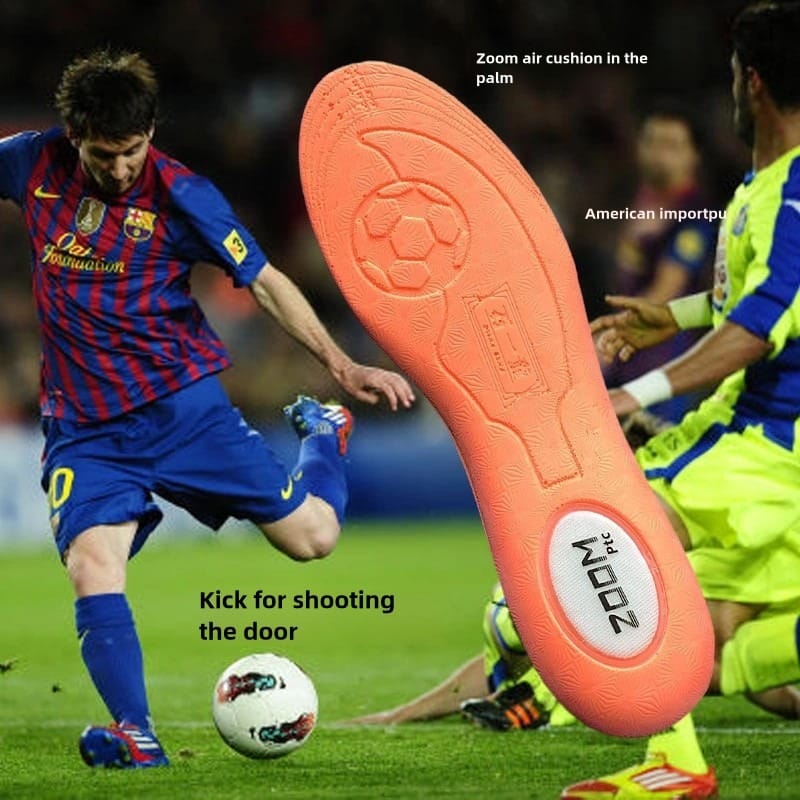 Semelles de football anti-torsion en fibre de carbone respirantes Semelles de chaussures de sport antidérapantes et absorbant les chocs (1 (3)