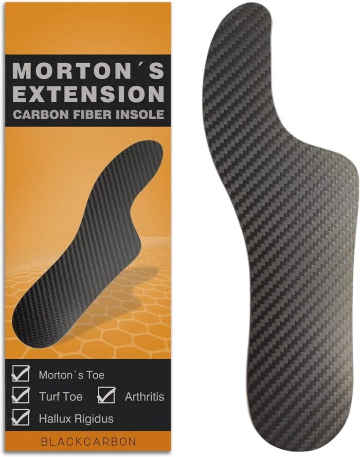 Morton's Extension Orthotic,Carbon Fiber Insole,Rigid Foot Support Insert for Morton's Toe,Turf Toe (8)