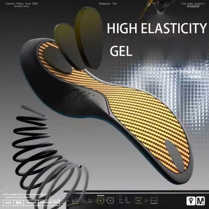 carbon fiber insoles arch support Gold higher strength toughness elasticity insoles for high-intensity sport1 (1)