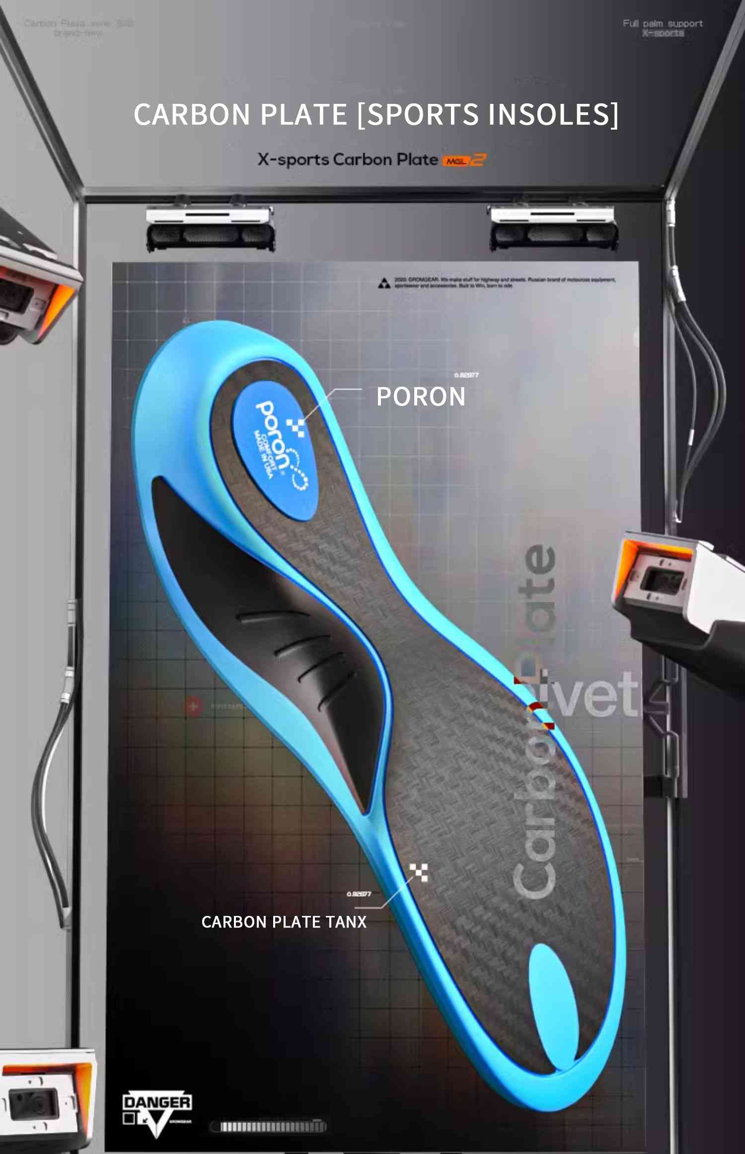 solette in fibra di carbonio arco plantare alta assistenza rimbalzo basket solette ammortizzanti (1)