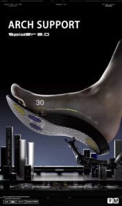 Plantillas de fibra de carbono: cosméticamente diseñadas para mejorar el rendimiento atlético de jugadores de baloncesto y atletas de ( (5)