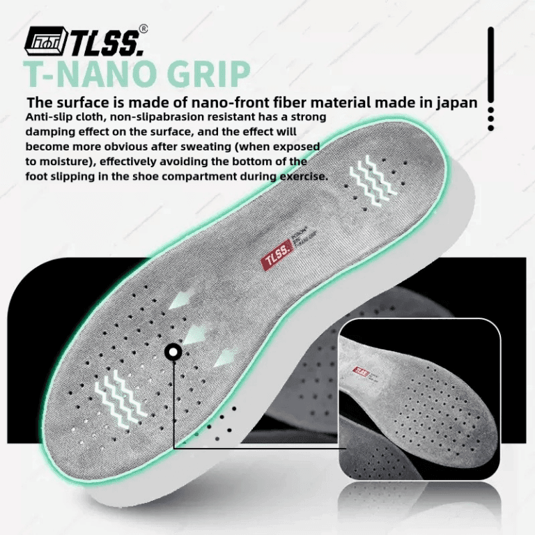 Professional Carbon Fiber Soccer Insoles TLSS - Shock Absorption Sports Orthotics for Football Cleats