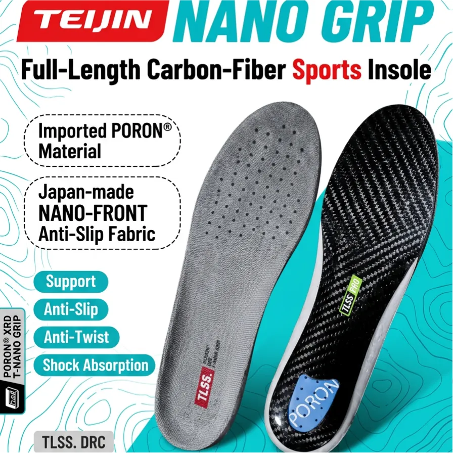 Carbon Fiber Soccer Insoles for Football Cleats – TLSS Shock Absorption Orthotics - 画像 (4)