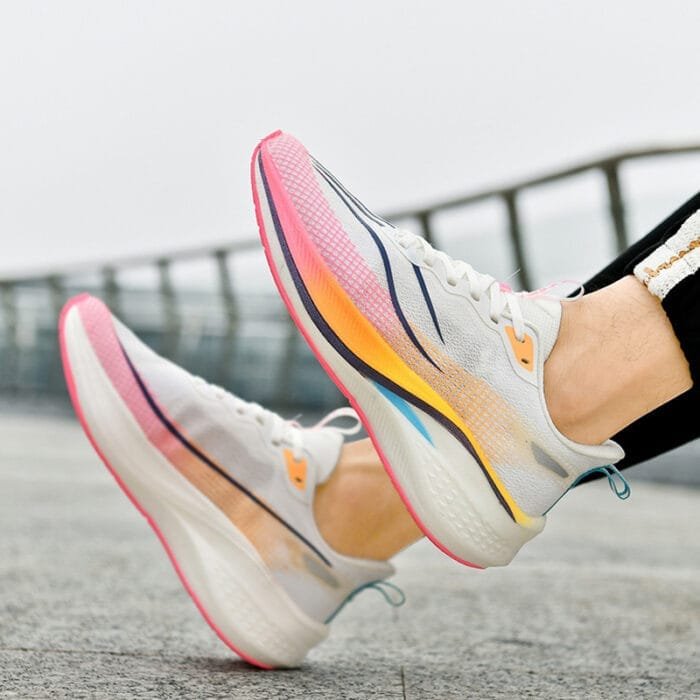 Carbon Platte Laufschuhe Freizeitschuhe mit stoßdämpfenden und Mode Schuhe Design (20)