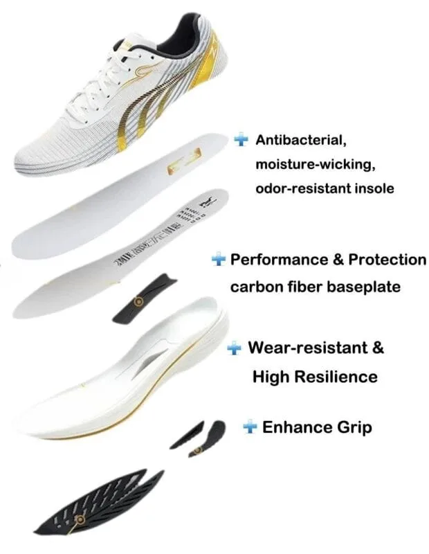 Carbon plate running shoes functions